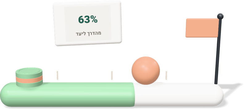 בר התקדמות ליעד